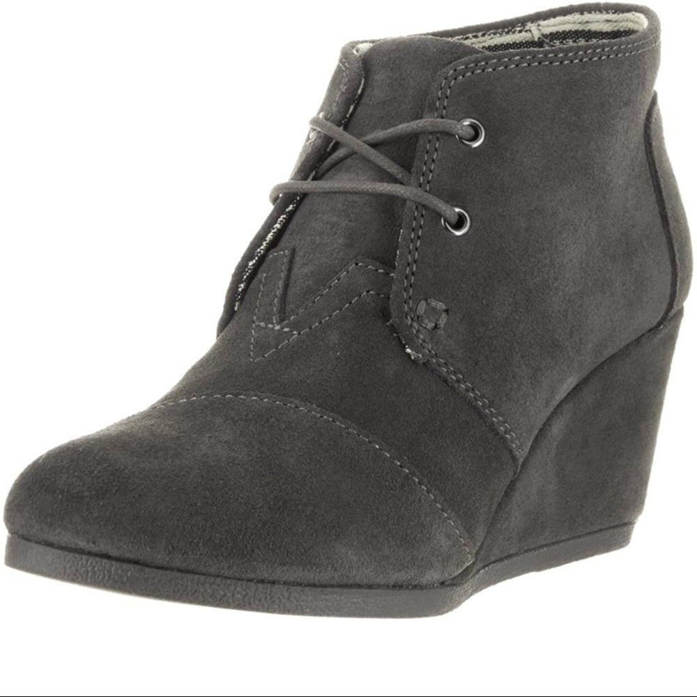 TOMS Kala dessert wedges booties.